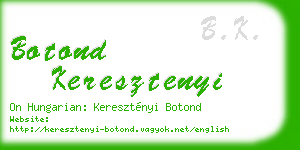 botond keresztenyi business card